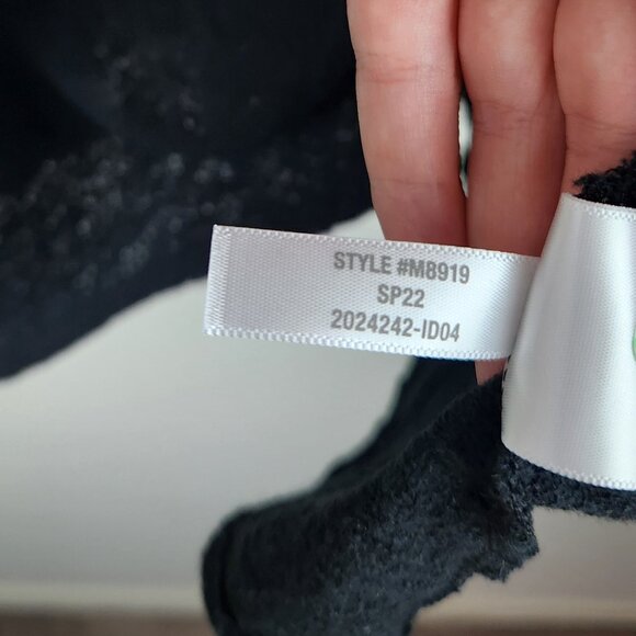 Madewell Black Puff Sleeve Square Neck Peplum Top sz XL - Picture 8 of 8